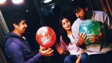 Alia Bhatt and Ranbir Kapoor Are Having a Blast on the Sets of Brahmastra and This New Picture Is a Proof