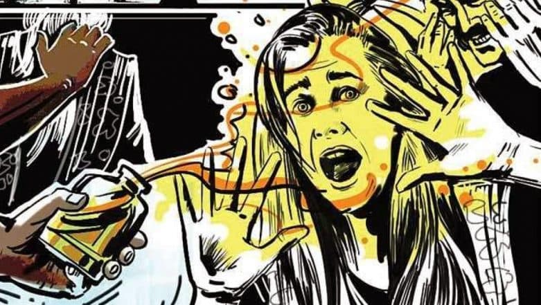 Acid Attack on Woman Police Constable in Mathura in Uttar Pradesh Acid Attack on Woman Police Constable in Mathura in Uttar Pradesh