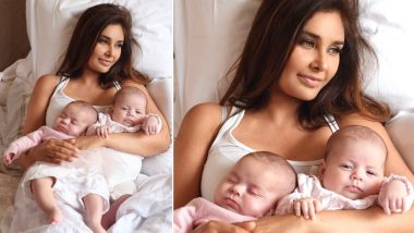 Lisa Ray Welcomes Twin Daughters Sufi and Soleil Via Surrogacy, Says Future is Female! (View Pic)