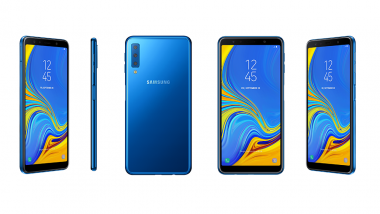 Samsung Galaxy A7 With Triple Cameras to Go on Sale Today at 2 PM via Flipkart