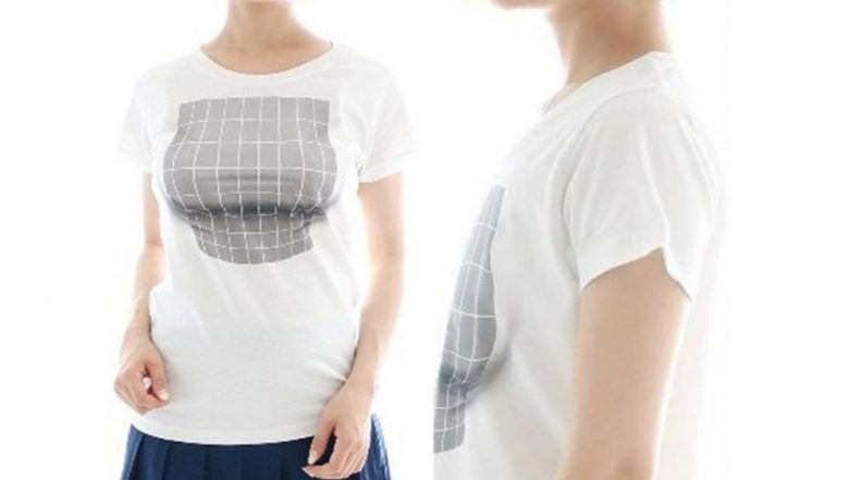 Bigger Breasts Without Surgery D Optical Illusion T Shirt Can Make Your Boobs Look Fuller