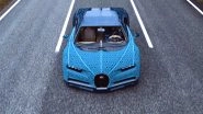 Lego Builds Replica of Bugatti Chiron Out of a Million Toy Bricks That Can Be Driven (Watch Video)