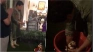 Ganeshotsav 2018: Sachin Tendulkar Performs Ganpati Visarjan at Home, Urges Fans to Go Eco-Friendly in This Video