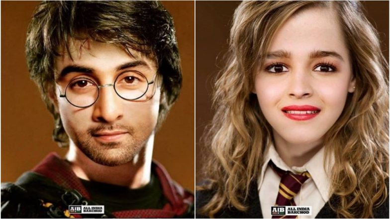 Alia Bhatt and Ranbir Kapoor Re-imagined as Hermione Granger and Harry Potter by AIB is Lame but Funny (See Pics)