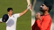 Harbhajan Singh Reacts to Alastair Cook&rsquo;s Final Test Century, Remembers When He Dropped England Opener in the 90s