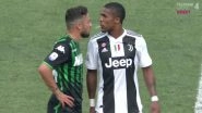 Douglas Costa Spits at Federico Di Francesco During Juventus vs Sassuolo Match; Coach Massimiliano Allegri Says, He Will be Fined (Watch Video)