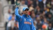 Fans Pay Tribute to MS Dhoni by Putting Up a 35 Feet Cut-Out in Thiruvananthapuram Ahead of the Match Between India vs West Indies 2018, 5th ODI (See Pics & Videos)