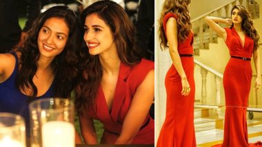 Disha Patani Looks RED Hot As She Goes on a Date With her Sister - See Pics