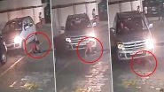 Viral Video: Lady Driver Runs Over Kid Playing With Friends, Child Escapes Unhurt