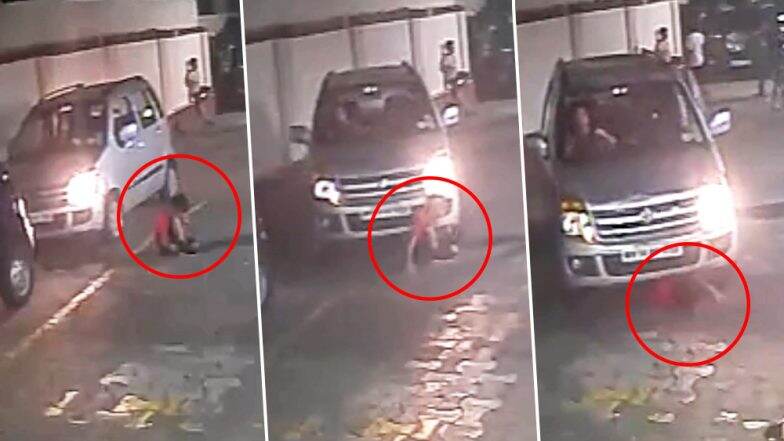 Viral Video: Lady Driver Runs Over Kid Playing With Friends, Child Escapes Unhurt Viral Video: Lady Driver Runs Over Kid Playing With Friends, Child Escapes Unhurt