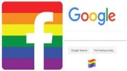 Gay Pride: Google Homepage Paints Itself in Colours of LGBT Flag After SC Verdict, FB Changes DP
