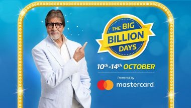 Flipkart's ‘The Big Billion Days’ Sale Dates Announced; Discounts & Offers on Smartphones, Fashion, Appliances, Electronics & More