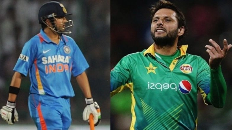 Shahid Afridi on Gautam Gambhir: Liked Him as a Batsman but He Has Some Problems as a Human Being (Watch Video)