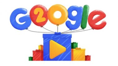 Google Turns 20, Celebrates Birthday With Special Doodle; Watch Video