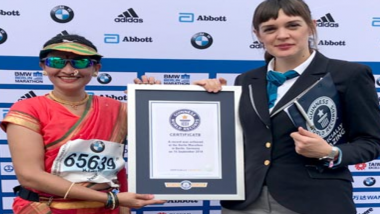 Mumbai Woman Runs In a Nauvari, Sets Record for ‘Fastest Marathoner in a Sari’ at Berlin Marathon 2018