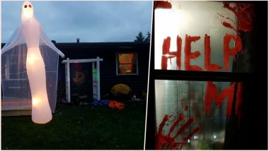 North Dakota Woman’s Early ‘Help Me’ Halloween Decorations Are So Scary That Neighbours Called the Police