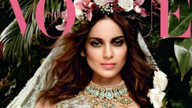 Kangana Ranaut Turns Into a Gorgeous Bride On Vogue Cover: Do We Hear Wedding Bells soon?