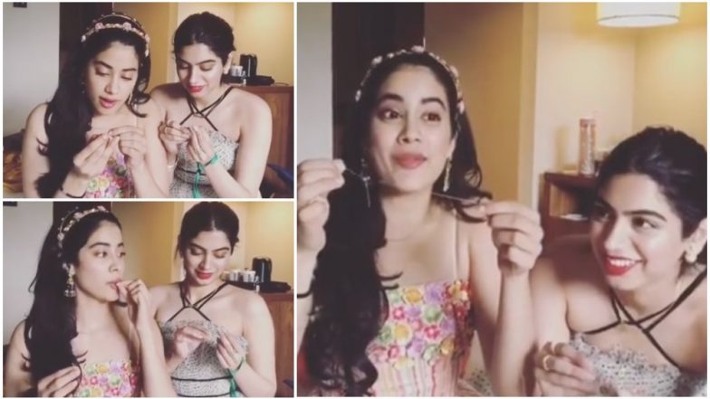 #SuiDhaagaChallenge: Janhvi Kapoor Nails the Challenge, Nominates Ishaan Khatter, Aayush Sharma and Warina Hussain – Watch Video