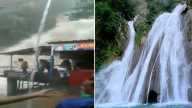 Uttarakhand Rains: At least 180 Tourists Rescued After Kempty Falls in Mussoorie Turns Furious, Watch Video