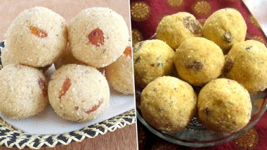 Ganeshotsav Recipe of Day 8: How to Make Ladoos For Prasad During Ganpati Festival (Watch Videos)