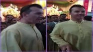 Ganesh Chaturthi 2018: Former Australian Cricketer Brett Lee Visits GSB Seva Mandal in Sion to Seek Blessings of Lord Ganesha