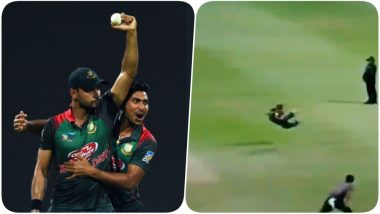 Mashrafe Mortaza Takes a Stunning Catch During Bangladesh vs Pakistan, Asia Cup 2018 (Watch Video)