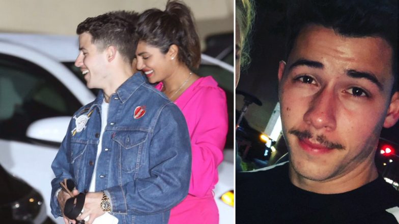 Priyanka Chopra’s Fiance Nick Jonas Sports a New Moustache Look but Fans Advice Him to Get Rid of It ASAP!