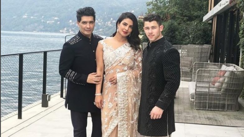Manish Malhotra Dresses Priyanka Chopra and Nick Jonas (As If They Weren’t Too Hot to Handle Already) – View Pics