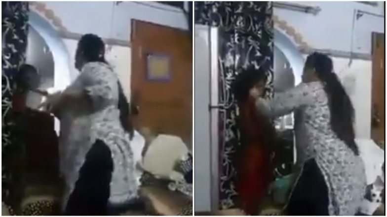 Viral Video of Woman Mercilessly Hitting Minor Girl Over Using Excess Tea Leaves Will Make Your Blood Boil