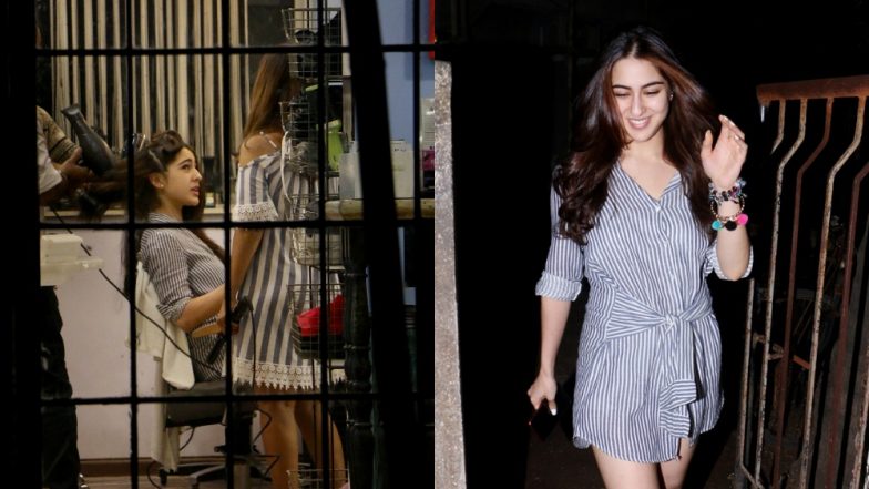 Sara Ali Khan’s Reaction While Getting a Makeover and After It’s Done Is What All of Us Go Through – View Pics