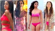 When Kareena Kapoor Khan, Disha Patani, Katrina Kaif and Alia Bhatt sizzled in a pink beachwear