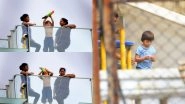 Shah Rukh Khan and AbRam Celebrating Janmashtami 2018 Together Is What Dahi Handi Is All About &ndash; View Pics