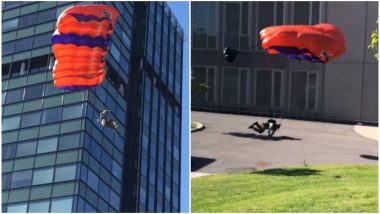 Texas Man Crushes Both Legs While Base Jumping From 19-Floor-Building in Norway (Video)