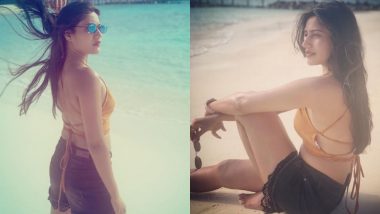 Surbhi Chandna Sets the Temperatures Soaring in This Bikini and Shorts Combo at Maldives – View Pics