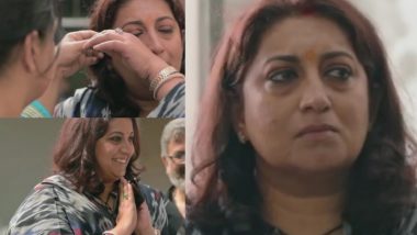 Smriti Irani Visits Her First Home After 35 Years but Breaks Down on Not Finding It There – Watch Video