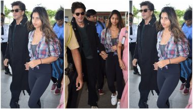 Shah Rukh Khan Escorting Suhana to the Airport Proves He’s a Doting Father – See Pics