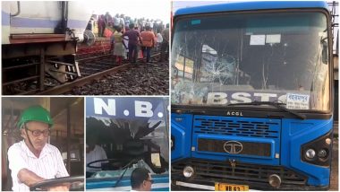 West Bengal Bandh: Protesters Vandalise Government Buses, Rail and Road Services Hit Amid 12-Hour Shutdown Called by BJP