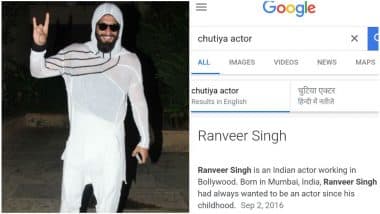 IMDB's Mistake Makes Google Give Ranveer Singh The Offensive Tag of 'Chutiya Actor'; Tech Giants Rectify Their Error