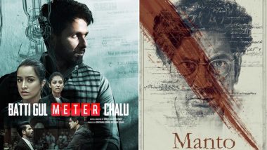 Shahid Kapoor-Shraddha Kapoor's Batti Gul Meter Chalu or Nawazuddin Siddiqui's Manto - Vote For Your Most Anticipated Movie This Week!