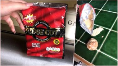 Whole Potato in a Packet of Ridge Cut Chips! Woman Amazed Shares Pic & Video on Facebook