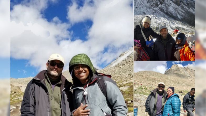 Rahul Gandhi on Kailash Mansarovar Yatra: Pictures And Videos of Congress President Posing With Pilgrims Go Viral, Party Supporters Shun 'Fake Yatra' Trolls