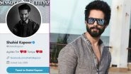 OH NO! Shahid Kapoor's Twitter, Instagram Accounts Get Hacked By Turkish Cyber Army; Is This an Attack on Padmaavat's Depiction of Khilji?