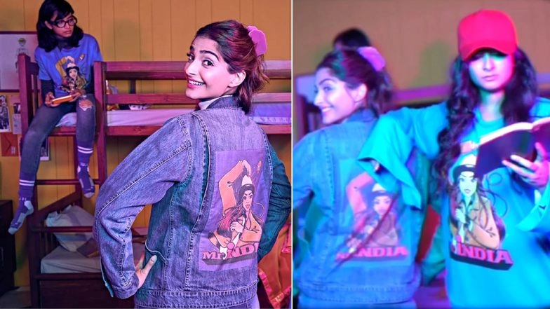 Sonam Kapoor Ahuja Wears 80s Movie Poster-Printed Outfits To Inspire The Stylist In You: Watch Video!