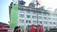 Jammu & Kashmir: Fire Breaks Out in Hotel Pamposh in Srinagar