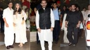 Ganesh Chaturthi 2018 Celebrations at Ambanis: Shah Rukh Khan, Salman Khan, Aamir Khan and Others Look Traditional Best at the Bash (View Pics)