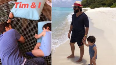 From Enjoying a Nap to Playing With the Waves, Here’s How Taimur Ali Khan Is Making the Most of His Maldives Holiday – See Pics
