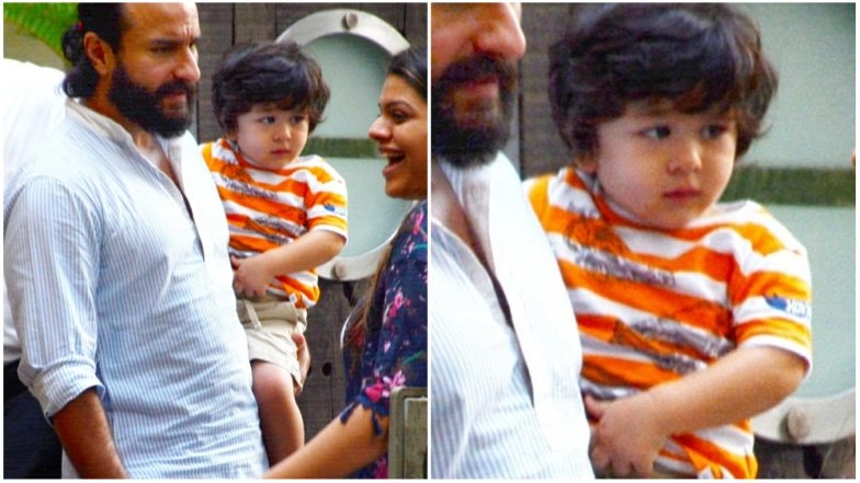 Taimur Ali Khan's Suspicious Stares Are Funny and Adorable! (View Pics)