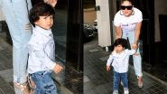Inaaya&rsquo;s &lsquo;Gunda&rsquo; Brother Taimur Arrives at Her Birthday Party Twinning With Kareena Kapoor Khan &ndash; View Pics