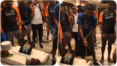 Asia Cup 2018 Video Diaries: Bhuvneshwar Kumar Cuts Cake With a Sword After Team India Defeats Pakistan