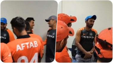 India vs Hong Kong, Asia Cup 2018: Rohit Sharma & Co Visit Hong Kong Dressing Room After Winning the Match (Watch Video)